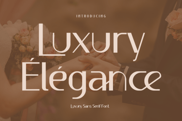 Luxury Élégance: A Premium Sans Serif Font for Modern Campaigns